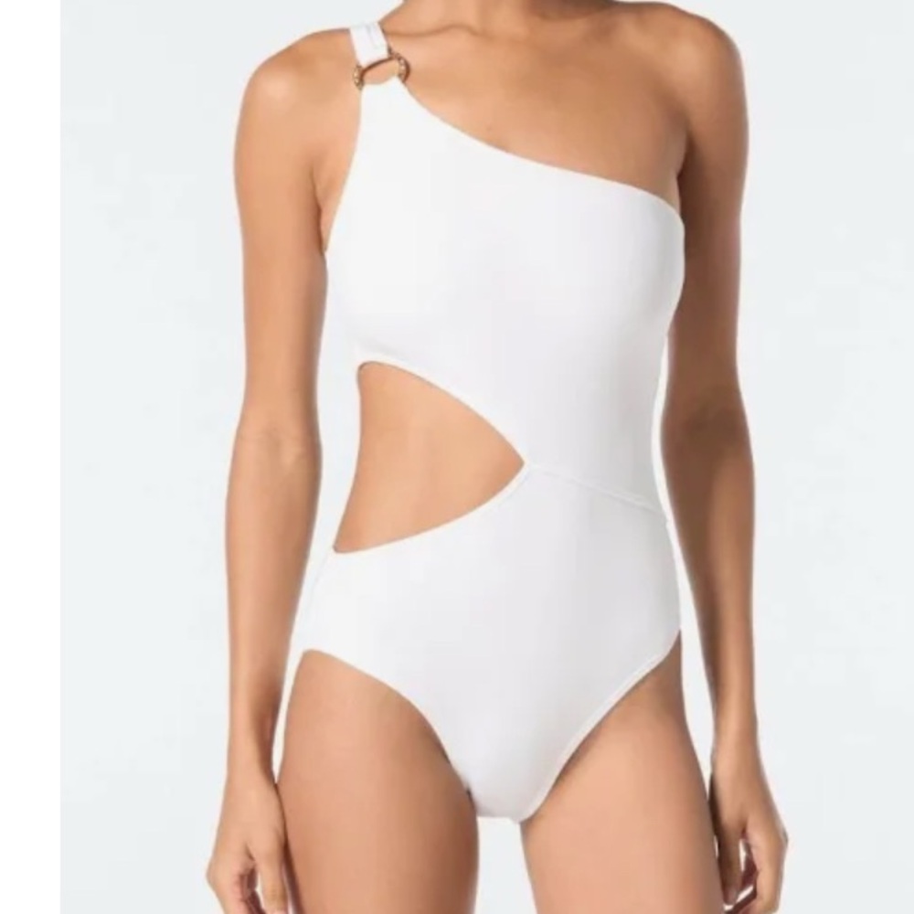NWT: Michael Kors: Women's Cut-Out: One-Piece Swimsuit. Size 12